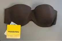 Vintage Wonderbra Stretch Foam Strapless Bra 34B Black Wired‎ 7882 New 2003 Y2K