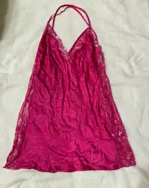 Victoria's Secret Hot Pink Slip Dress XL