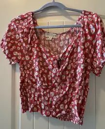 Flowy flower shirt