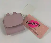 NWT Betsey Johnson Ear Bud Case Pink