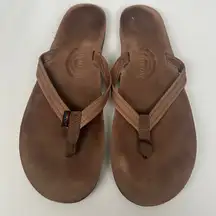 Rainbow Women’s leather sandals flip flops