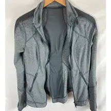 Zella Athletic Zip Up Jacket Mesh detail Size XS