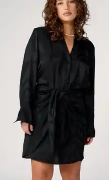 Ba&sh black shirt dress