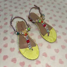 Rhianna Sandal seashell size 7 NWOB