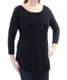 Fringe Hem Sweater