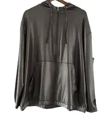 H&M x Cochella Merallic Full Zip Hooded Lightweight Swearer Large