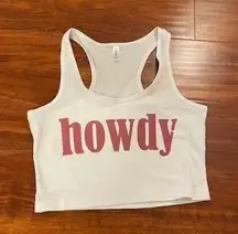 Howdy Cropped Tank Top