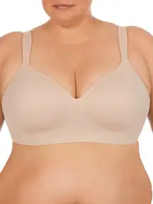 Secret Treasures Plus 46DD Wirefree Wireless Seamless Comfort Bra Women's ST6478