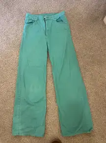 Green ZARA Pants