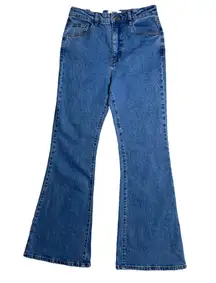 New  Women’s Original Flare Jeans In Offshore Blue Sz 8 MSRP $59.00