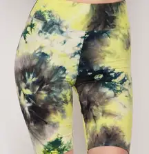 Unbranded Women’s Yellow grey Tie Dye Knee Shorts