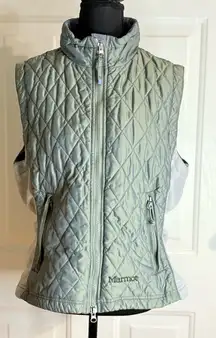 Marmot Kitzbuhel insulated quilted vest with stretch fleece side panels size L