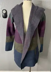 Toad and Company Merino Heartfelt Hoodie, Size Small, Midnight Landscape