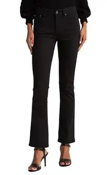 NWT Ralph Lauren Women's Size 8 Black Classic Bootcut Jeans