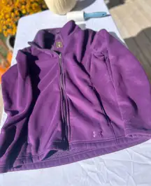 Under Armor Purple Fleece Jacket 