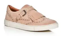 Frye Shoes Women's Frye Gemma Kiltie‎ Suede Sneaker Blush Pink Size 6