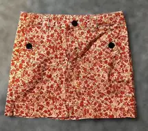 Summer Flowers Mini Skirt