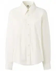Uniqlo U Cotton Shirt Off White NWT Womens XL