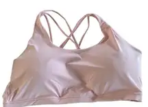 Cotton On Pink Curve Active Strappy Sports Crop Size 24