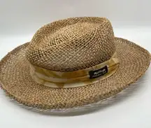 Panama Jack Straw Hat Yellow Ribbon  One Size