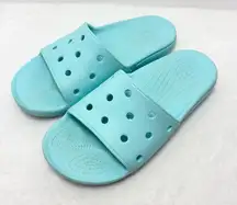 CROCS Classic  Blue Aqua Slide Sandals Women size 10 Men size 8‎
