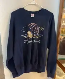 Vintage Y2K Grandma Core Tourist Myrtle Beach Sweatshirt by Soffe Sweats