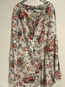 90’s Vintage Floral Cottage core Skirt