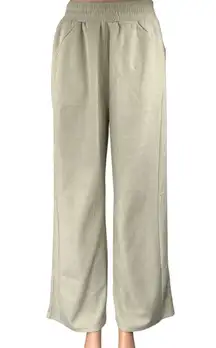 NEW Halara Cream Corduroy High Waist Straight Wide Leg Casual Trousers Pants XS