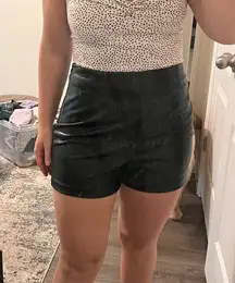 NWT Leather Shorts