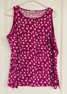 Cosabella nwt size medium Magenta Flamingo Tank Top