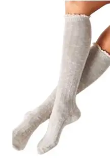 3*Urban Outfitters Out from Under Chrochet Cuff Knee High Socks  Neutr OLDSTOCK