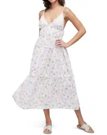 Wildfox Womens L Delphine Floral Tiered Sundress NEW