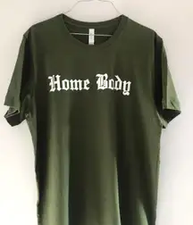 Womens Large Home Body T-shirt Old English