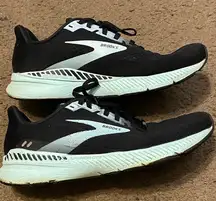 Womens Brooks Launch GTS 8 Black Mint Green Running Shoes Size 9 WIDE WIDTH‎