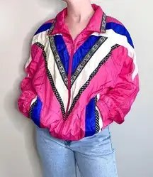 90s Lavon Windbreaker Grandma Jacket