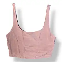Free People Be Cool Brami Cropped Tank Top Size‎ XS in Pink Clay