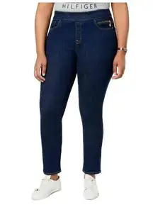 NWT Tommy Hilfiger Womens Multi Pull On Skinny Jeans Size 24W