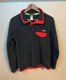 Patagonia Black and Red Synchilla Size Small