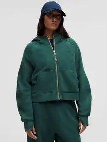 Lululemon Scuba Oversized Full-Zip Hoodie Storm Teal / Gold