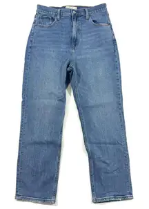 Abercrombie The Ankle Straight Jeans Ultra High Rise