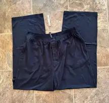 Skims Boyfriend Loose Pant Onyx Size 3X