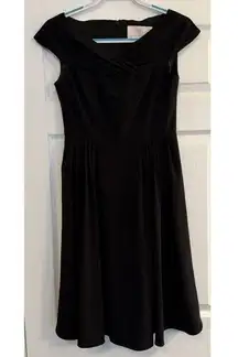 Gal Meets Glam Ruthie Dress Sz 4 Black Cocktail LBD Night Out Dinner Date Church