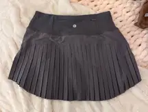 Baleaf Dark Gray Pleated Mini Skirt