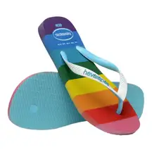 Havaianas Rainbow Top Pride Flip Flop - Size 6 Women’s 5 Men Shoes New