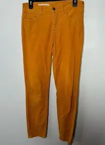 Anthropologie  police corduroy mustard pants size 27