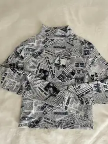 Newspaper Crop Top