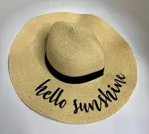 Brook + Bay‎ paper sunhat hello sunshine one size fits most