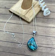 Labradorite Sterling Silver Necklace
