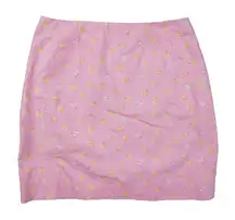 Lilly Pulitzer Vintage Mini Skirt Glow in the Dark Firefly Women's Size 4 Golf