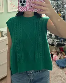 &Merci Tie Side Sweater Vest